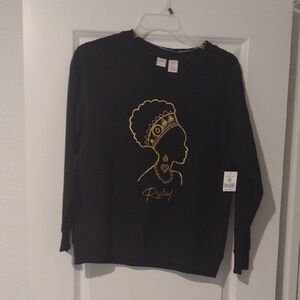 Resilient Sweatshirt With Earrings Nwt